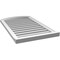 Ekena Millwork Arch Top Surface Mount PVC Gable Vent w/ 2"W x 2"P Brickmould Sill Frame, 22"W x 34"H GVPAR22X3403SN - alternate 2